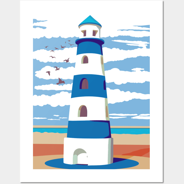 The lighthouse of Denia Wall Art by Mimie20